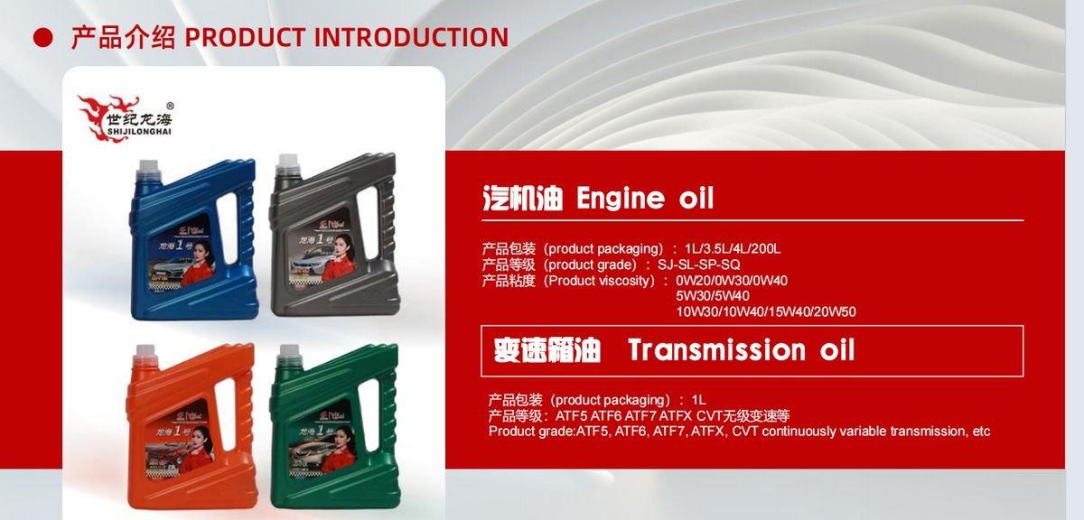 Gasoline Engine Oil & Transmission Oil